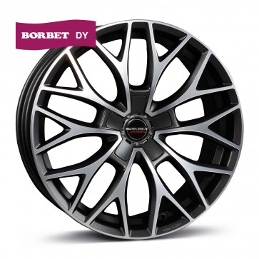8.5x20/5x112 CB66.5 ET30 Borbet DY dark grey polished matt