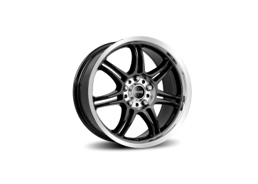 7.5x17/5x112 CB72.3 ET48 MOMO RPM EVO Black glossy pol.