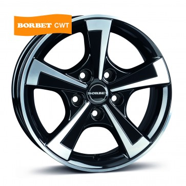 6x15/5x112 CB62 ET30 Borbet CWT mistral anthracite glossy