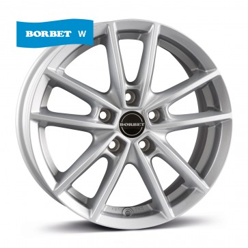 8x18/5x112 CB57.1 ET48 Borbet W black polished glossy