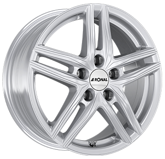 6.5x17/5x100 CB68.0 ET50 Ronal R65 Silver