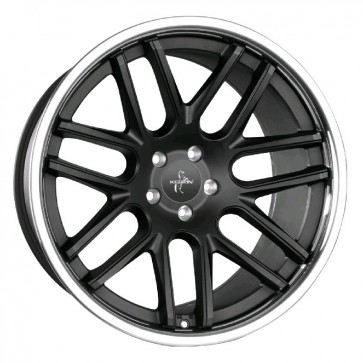 10x20/5x120 CB72.6 ET30 Keskin-Tuning KT14 Matt Black Steel Lip