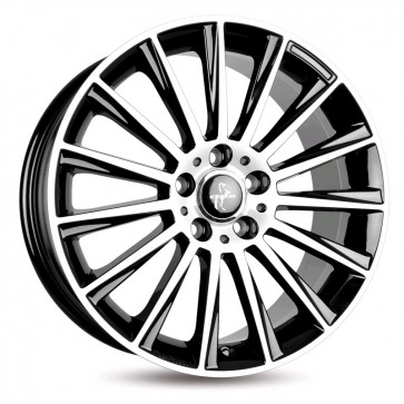 8.5x19/5x112 CB72.6 ET30 Keskin-Tuning KT18 Black Front Polish