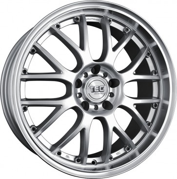 8.5x19/5x114.3 CB72.5 ET40 TEC Speedwheels AR1 Silver polished lip CB: 72.5