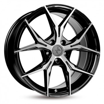 8.5x19/5x112 CB72.6 ET45 Keskin-Tuning KT19 Black Front Polish