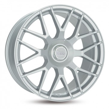 8.5x19/5x100 CB66.6 ET30 MAM GT1 Silver Painted