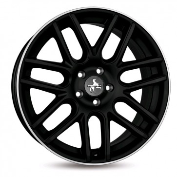 8x19/5x112 CB66.6 ET30 Keskin-Tuning KT14 Matt Black Lip Polish
