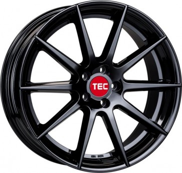 9x21/5x108 CB63.4 ET38 TEC Speedwheels GT7 Black glossy CB: 63.4