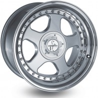 8.5x18/5x112 CB72.6 ET30 Keskin-Tuning KT1 Silver Lip Polish