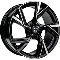 18/5x112 CB1.0 ET43 Tomason AR1 black diamond polished