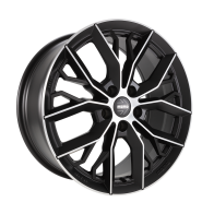 8x18/5x112 CB72.3 ET48 MOMO MASSIMO Black matt polish
