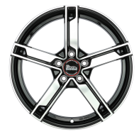 6.5x16/ MAM W4 Black Front Polish