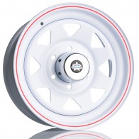 7x15/6x139.7 CB110 Jack Wheeler Rocky AT White