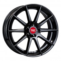 8.5x19/5x108 CB72.5 ET45 TEC Speedwheels GT7 Black glossy CB: 72.5