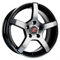 6x15/4x100 CB60.1 ET40 Barzetta Inverno Black Polished