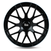 8.5x20/5x112 CB66.6 ET30 MAM GT1 Matt Black Lip Polish