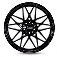 8.5x20/5x112 CB72.6 ET45 MAM B2 Black Painted