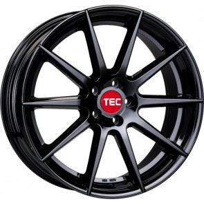 9.5x22/5x108 CB72.5 ET40 TEC Speedwheels GT7 Black glossy CB: 72.5