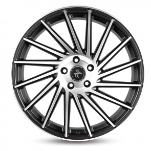 8.5x19/5x112 CB72.6 ET30 Keskin-Tuning KT17 Matt Black Front Polish