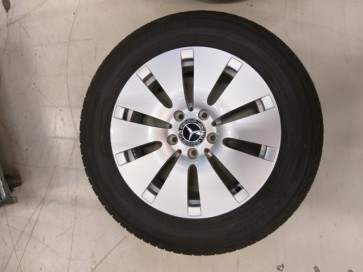 6.5x16/5x112 CB66.6 ET38 Mercedes-Benz Mounted: Original Mercedes Benz wheel + Bridgestone Turanza T001 205/60-16