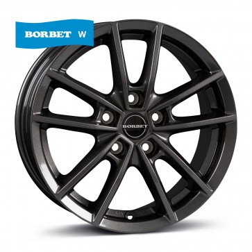 6.5x16/5x108 CB63.3 ET47.5 Borbet W mistral anthracite glossy