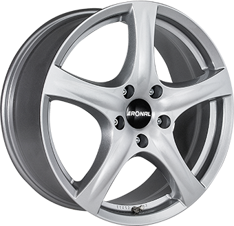 6.0x14/4x100 CB68.0 ET38 Ronal R42 Crystal Silver