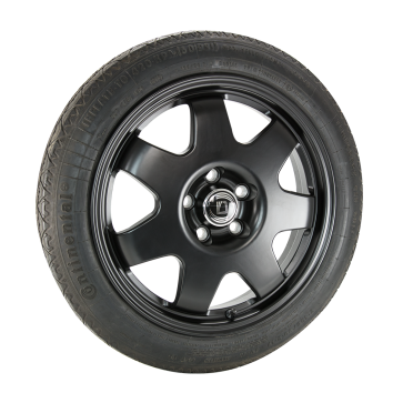 4x17/5x112 CB66.6 Diewe Notrad 125/80R17 Schwarz matt