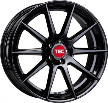 9.5x22/5x112 CB72.5 ET35 TEC Speedwheels GT7 Black glossy CB: 72.5
