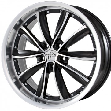 8x18/5x112 CB66.5 ET42 Keskin-Tuning KT13 Black Front Polish