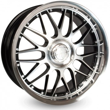 10x22/5x120 CB74.1 ET40 Keskin-Tuning KT4 Black Front Polish Steel Lip