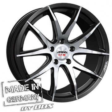 8x18/5x120 CB72.5 ET35 ASA GT3 Black machined face CB: 72.5