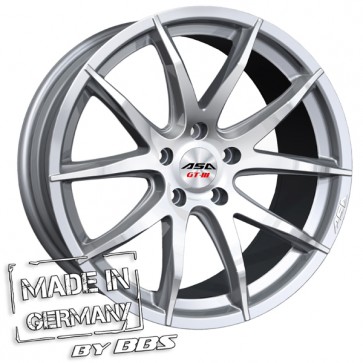9x20/5x120 CB72.5 ET35 ASA GT3 Silber frontpoliert CB: 72.5