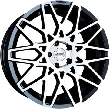 8.5x19/5x120 CB72.5 ET30 ASA GT4 Black machined face CB: 72.5