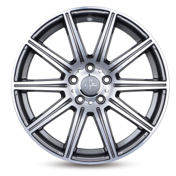 8x18/5x112 CB66.6 ET30 Keskin-Tuning KT16 Palladium Front Polish