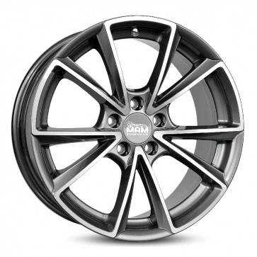 8x18/5x112 CB66.6 ET45 MAM A5 Palladium Front Polish