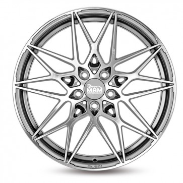 8.5x19/5x120 CB72.6 ET35 MAM B2 Palladium Front Polish