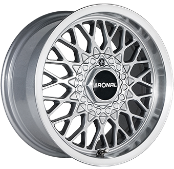 7.5x15/4x100 CB57.1 ET25 Ronal LS Silver / Polished