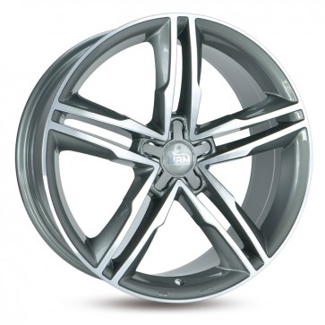 8x19/5x112 CB66.5 ET30 MAM A1 Palladium Front Polish