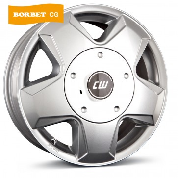 6.5x16/5x130 CB78.1 ET65 Borbet CG crystal silver