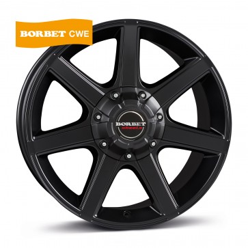 7x16/6x139.7 CB67.1 ET35 Borbet CWE black matt