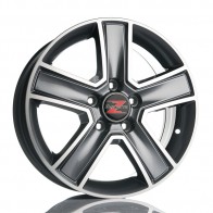 6.5x16/5x114.3 CB66.1 ET45 Barzetta Trasportare Titanium kaubikutele