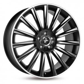 8.5x20/5x112 CB66.6 ET30 Keskin-Tuning KT18 Matt Black Lip Polish