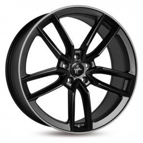 8.5x20/5x112 CB66.6 ET42 Keskin-Tuning KT21 Matt Black Lip Polish
