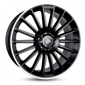 8.5x19/5x112 CB66.6 ET30 Keskin-Tuning KT15 Matt Black Lip Polish