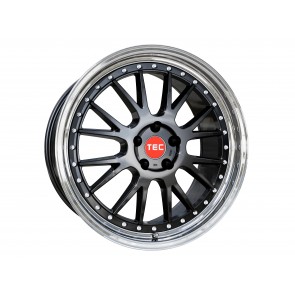 8.5x19/5x112 CB72.5 ET45 TEC Speedwheels GTE Black polished lip CB: 72.5