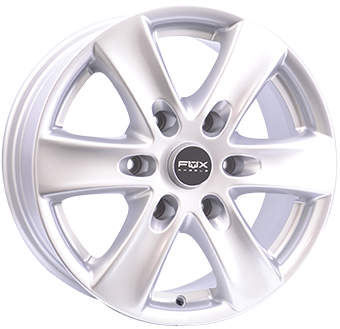 7.0x16/6x130 CB84.1 ET50 Fox Wheels FXCII Silver