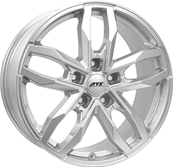 9.5x20/5x150 CB110.1 ET52 ATS TEMPERAMENT Silver Bright