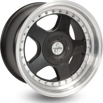 8.5x18/5x100 CB72.6 ET30 Keskin-Tuning KT1 Black Lip Polish