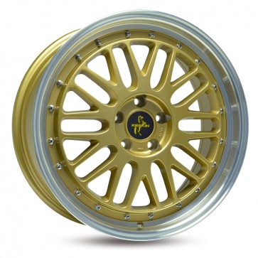 8.5x19/5x108 CB72.6 ET45 Keskin-Tuning KT22 Gold Lip Polish