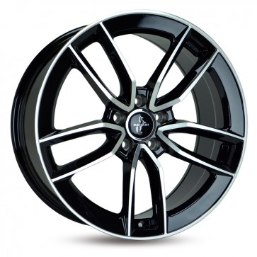 8x18/5x112 CB66.6 ET30 Keskin-Tuning KT21 Black Front Polish